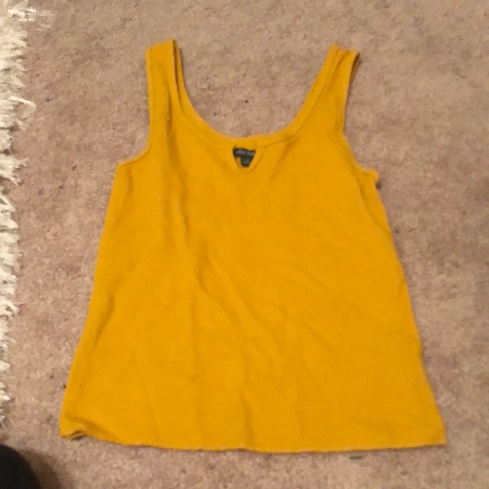 Yellow tank